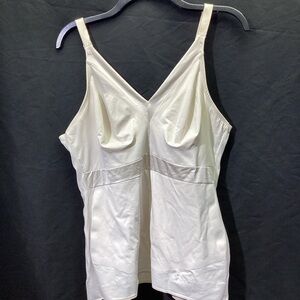 Ruby Ribbon Athena Cami Camisole Shaping Top Sz 44 Shape Wear Tank 3061 Beige